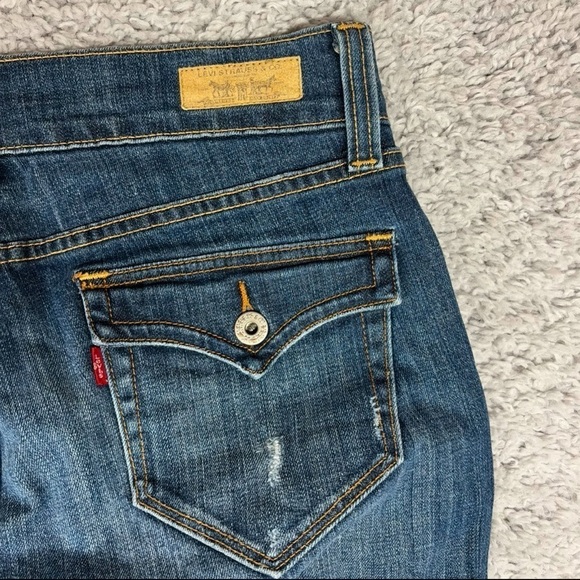 Levi's Jeans Womens 8 The Original Jean Pencil 542 Casual Hemmed Flap Pockets - Picture 4 of 6